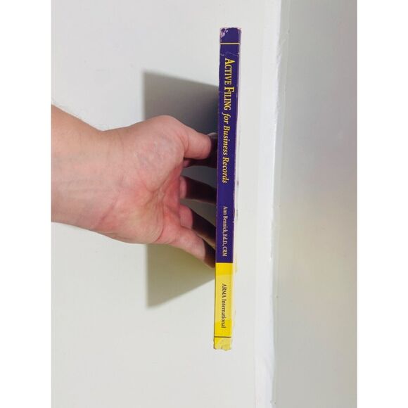 Active Filing for Business Records by Ann Bennick Softcover Educational Book - Picture 6 of 12